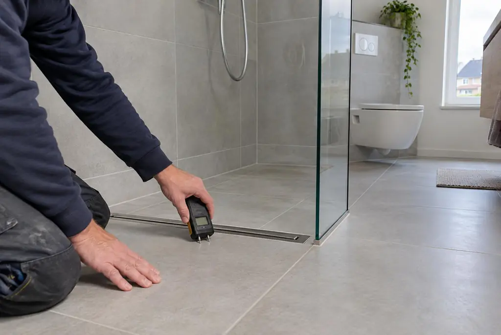 Lekdetectie Amstelveen – badkamer in een nieuwbouwwoning